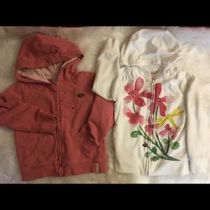 2 Girl 3T Zip-up Hoodies